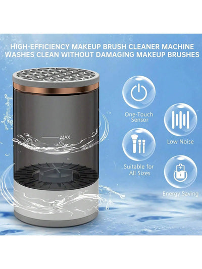 ElegaraChic™ CleanSweep – Electric Makeup Brush Cleaner