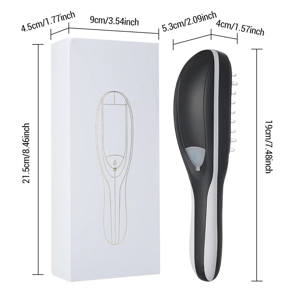 ElegaraChic™ RevitaGlow – Electric Scalp Massage & Growth Comb