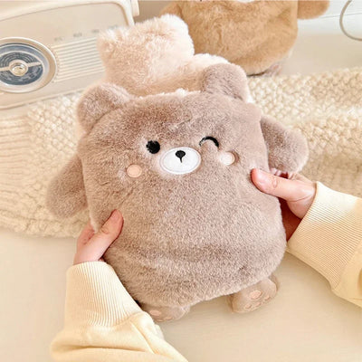 ElegaraChic™ CozyHug – Plush Hot Water Bottle