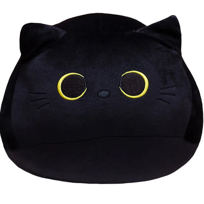 ElegaraChic™ Midnight Whiskers – Black Cat Plush