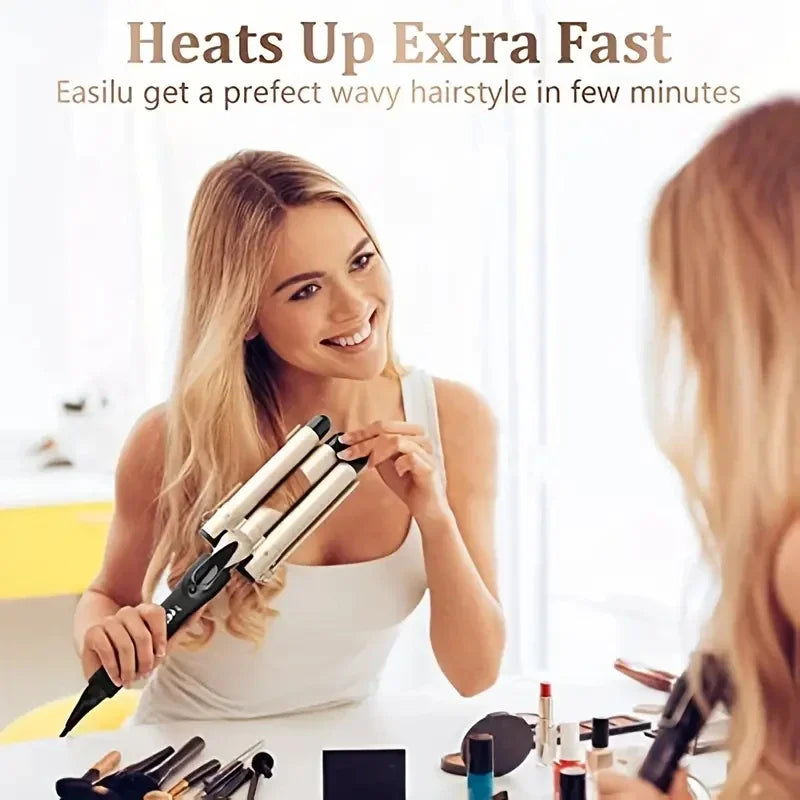 ElegaraChic™ WaveMaster – Triple Barrel Curling Iron